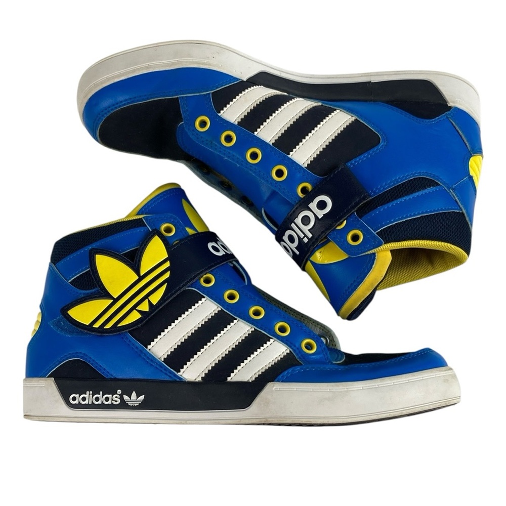 adidas Hard Court High Top Boys Sneaker, Size 5